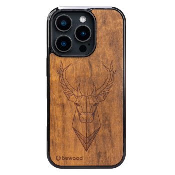 Bewood Wooden Case for iPhone 16 Pro IMBUIA DEER