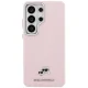 Karl Lagerfeld Saffiano KC Metal Logo MagSafe Case for Samsung Galaxy S26 Ultra - Pink