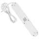 Maclean MCE395 W Power Strip, 5 Outlets, 3x USB, 1.5m, White