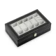 Watch Box for 12 Watches Massido MS-710, Black, Beige