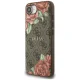 Guess 4G Flowers Print MagSafe Case for iPhone 16e, Brown