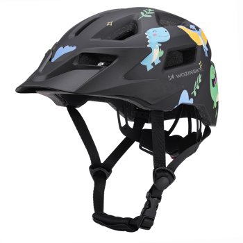 Wozinsky MTB Children's Bike Helmet with Detachable Visor S - Black