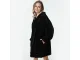 Oversized Warm Hoodie Sweatshirt Blanket with Pocket for Men and Women, Black