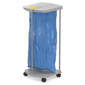 Hailo ProfiLine MSS XXXL Aluminium Waste Bag Stand with Wheels, 120 L