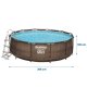 Bestway 56709 Frame Pool Set 366 x 100 cm with Filter Pump and Ladder