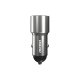 Dudao Car Charger USB / USB Type C PD, QC 3.0, 22,5 W, Gray | Automašīnas Lādētājs Adapteris