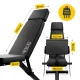 4Fizjo 1503 Adjustable Training Bench PRO, Black
