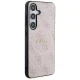 Guess 4G Collection Leather Metal Logo MagSafe Case for Samsung Galaxy S24, Pink