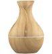 Ultrasonic Air Humidifier and Diffuser with LED Light, Brown