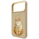 Nimmy Lucky Cat MagSafe Phone Case Cover iPhone 17 Pro Max - Brown Embroidery Cover