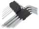 Ball-End Hex Key Wrench Set, 9 Pieces, 1.5-10 mm