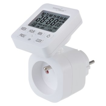 GreenBlue GB605 E Digital Timer, 16A, 3680W, IP20, White