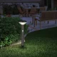 Maclean MCE465 B Solar LED Lamp with Sensor, 3 Modes, IP44, Black