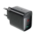 Acefast A106 GaN PD 45W USB-C USB-A Wall Charger, Black