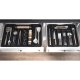 Expandable Cutlery Tray for Kitchen Drawer Ruhhy 24748, Black