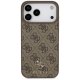 Guess 4G Small Classic Logo MagSafe Phone Case Cover iPhone 17 Pro Max - Brown