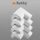 Foam Corner Protectors for Baby Safety, 4 Pack, White