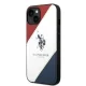Apple iPhone 14 Plus 6.7\'\' US Polo Tricolor Embossed Case Cover (USHCP14MPSO3), White