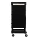 Gabbiano FT65 Hairdressing Trolley, Black/White