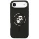 Karl Lagerfeld Silicone Karl&Choupette Ring MagSafe Phone Case Cover iPhone 17 Air - Black
