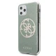 Guess 4G Circle Glitter Case for iPhone 11 Pro Max, Khaki