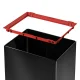 Hailo Big-Box Swing XL 52 L Waste Bin, Black