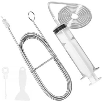 Daudzfunkcionāls ledusskapja tīrīšanas komplekts ar birsti un skrāpi