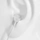 Dudao X10PRO Wired In-Ear Headphones, 3.5mm Jack, Remote Control - White