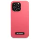 Karl Lagerfeld Silicone Plaque Case for iPhone 13 Pro Max, Fuchsia