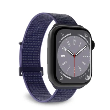 Puro Sport Nylon Strap for Apple Watch (42 / 44 / 45 / 49 mm), Blue