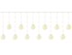 Christmas Lights Garland Garden Decorations Lighting Illumination 108 LED Lamps Bulbs IP44, Warm White