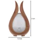 Ruhhy 00024610 Ultrasonic Air Humidifier and Aroma Diffuser, 200 ml, Beige / Brown