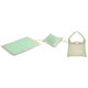 Neo-Sport Acupressure Mat and Pillow Set 190201, Grey-Mint