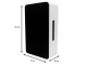 Wired Doorbell 230V 80 dB, Black