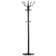 ModernHome Metal Standing Coat Rack with 14 Hooks, Black
