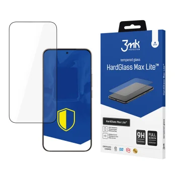 3mk HardGlass Max Lite Tempered Glass for Xiaomi 15T 5G, Black