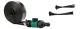 Garden Trampoline Sprinkler 12m, Black