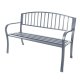 Garden Bench with Backrest Longwell Industrial Ltd G-823, Graphite