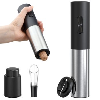 Electric Corkscrew Wine Opener Set