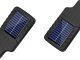 Āra saules bateriju COB LED ielas lampa ar kustības sensoru un pulti, melna