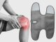 Heating Knee Massage Wrap, 5 Modes, Grey