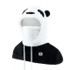 Qunature Panda Ski Balaclava, Size M, Black/White