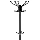 Coat Rack Stand with 14 Hooks and Umbrella Holder ModernHome, Black