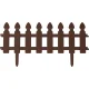 Garden Edging Plonos 240 cm PL-963 Landscape Border, brown