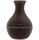 Ultrasonic Air Humidifier with LED Light, Brown