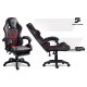Ergonomic Gaming Chair with Footrest Specter Sofotel, black