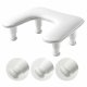 Adjustable Manicure Hand Rest for Nail Techs, White