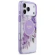 Guess IML Flower & Tonal Circle MagSafe Phone Case Cover iPhone 17 Pro Max - purple