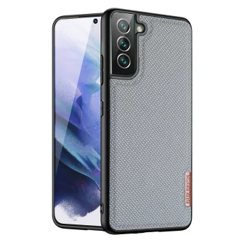 Dux Ducis Fino Case for Samsung Galaxy S22+ with Nylon Fabric, Blue
