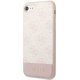 Apple iPhone 8 / 7 / SE (2020) (2022) 4.7\" Guess 4G Stripe Collection Case Cover (GUHCI8G4GLPI), Pink